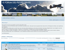 Tablet Screenshot of pilotes-prives.fr